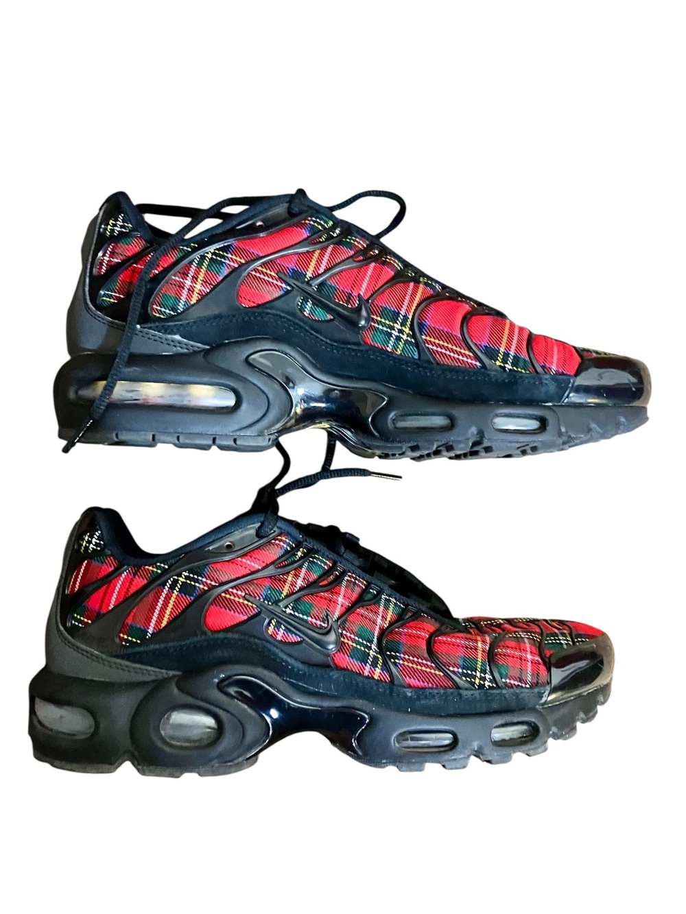 Rare 2018 Nike Women's Air Max Plus 'Tartan' Plaid Sneaker Size 9 - Picture 4 of 11